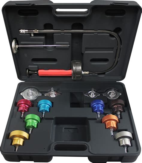 mastercool cooling compress tester|universal radiator pressure tester kit.